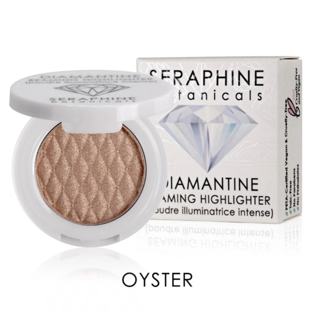 🐚 Seraphine Botanicals "Oyster" Diamantine Beaming Highlighter